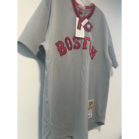 NWT Mitchell & Ness Boston Red Sox Jersey 1975 Fred Lynn #19 Sz 52 XXL - Picture 3 of 7